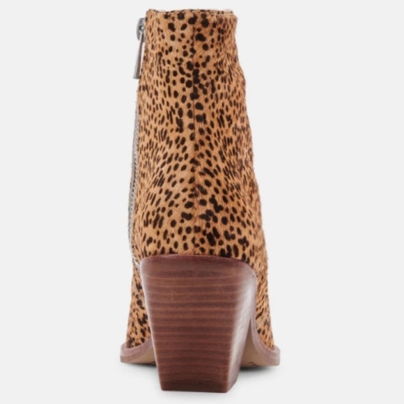 NEW! Dolce Vita Volli Leopard Calf Hair Booties - Size 7 - Picture 5 of 16
